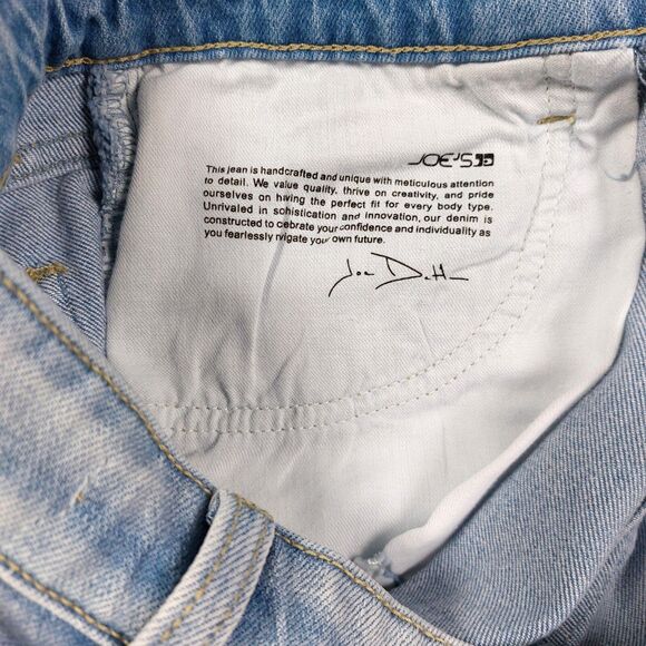 Joes Jean Shorts Womens Sz 24 Denim The 5" Short Stand Tall Frayed Cuff Modest - Picture 7 of 10